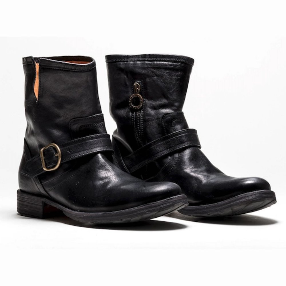 Fiorentini + Baker Eli Short Biker Boot Lk New 40